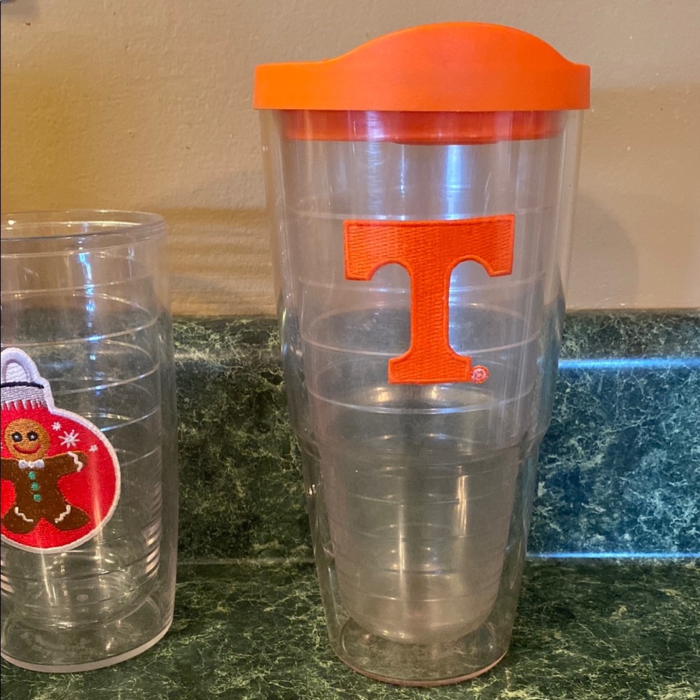 Orange Tumbler with Logo